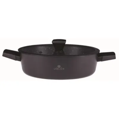 Кастрюля с крышкой 28 см 4,4 л Gerlach Granitex (5901035504714)