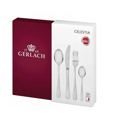 Набор столовых приборов 24 предмета Gerlach Celestia (5901035044319)