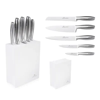 Набор из 5 кухонных ножей и подставки Gerlach Modern (5901035597037)