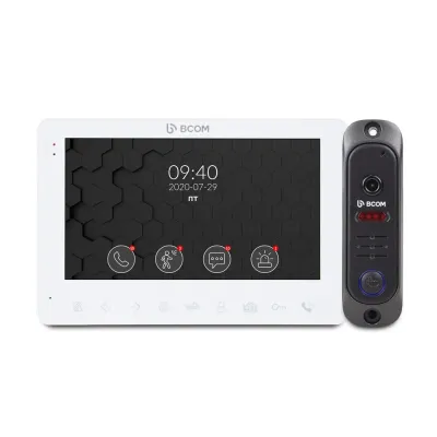 Комплект відеодомофону BCOM BD-780M Kit White (10806)