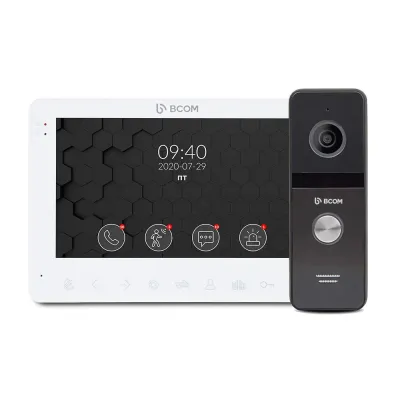 Комплект відеодомофона BCOM BD-780FHD White (10813)