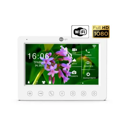 Видеодомофон NeoLigh KAPPA + HD WF White