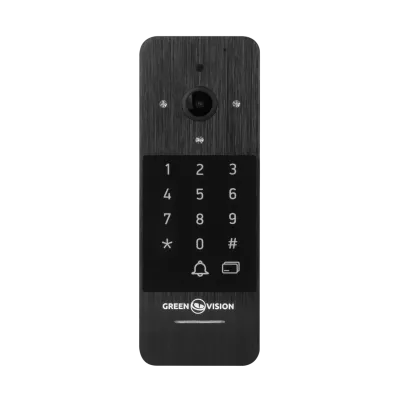 Панель вызова GreenVision AHD GV-007-M-PV10-160 Black