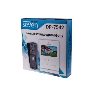 Комплект домофона с вызовной панелью Seven Systems DP-7542 Kit 4