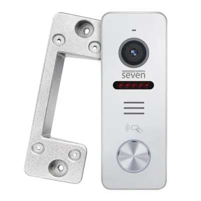 Вызывная панель домофона со встроенным считывателем карт EM-Marin Seven Systems CP-7502F RFID White Вызывная панель домофона со встроенным считывателем карт EM-Marin Seven Systems CP-7502F RFID White