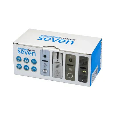 Вызывная панель домофона Seven Systems CP-7507 FHD Silver Вызывная панель домофона Seven Systems CP-7507 FHD Silver