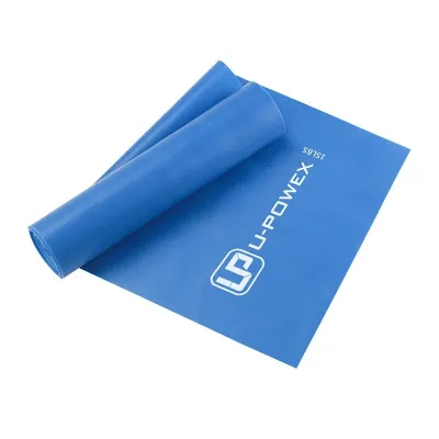 Стрічка-еспандер для фітнесу та реабілітації U-powex Fitness band 0.4 мм 6.8 кг Blue Стрічка-еспандер для фітнесу та реабілітації U-powex Fitness band 0.4 мм 6.8 кг Blue