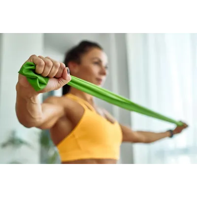 Лента для фитнеса и реабилитации U-powex Fitness band 0.5 мм 9.1 кг Green Лента для фитнеса и реабилитации U-powex Fitness band 0.5 мм 9.1 кг Green