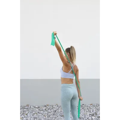 Лента для фитнеса и реабилитации U-powex Fitness band 0.5 мм 9.1 кг Green Лента для фитнеса и реабилитации U-powex Fitness band 0.5 мм 9.1 кг Green