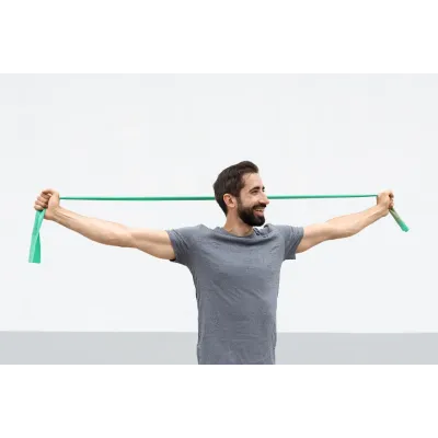 Лента для фитнеса и реабилитации U-powex Fitness band 0.5 мм 9.1 кг Green Лента для фитнеса и реабилитации U-powex Fitness band 0.5 мм 9.1 кг Green