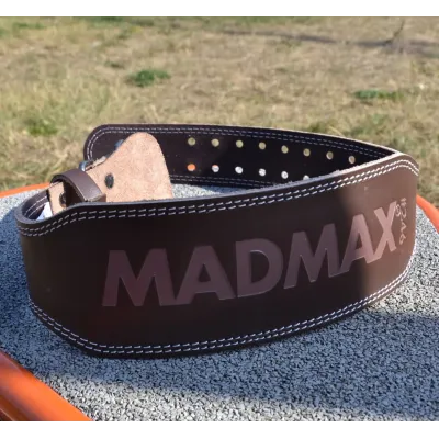 Пояс для тяжелой атлетики MadMax MFB-246 Full leather кожаный Chocolate brown XL Пояс для тяжелой атлетики MadMax MFB-246 Full leather кожаный Chocolate brown XL