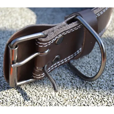 Пояс для тяжелой атлетики MadMax MFB-246 Full leather кожаный Chocolate brown XL Пояс для тяжелой атлетики MadMax MFB-246 Full leather кожаный Chocolate brown XL