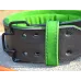Пояс для важкої атлетики MadMax MFB-302 Quick Release Belt шкіряний Black/Green L