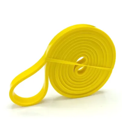 Еспандер-петля гумка для фітнесу і кроссфіту PowerPlay 4115 Power Band Light Жовта 1-7kg