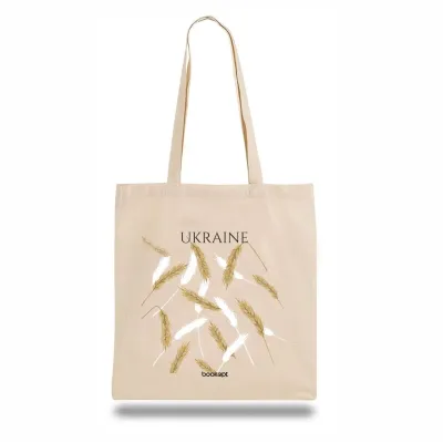 Экошопер BookOpt BK4007 Ukraine Колоски бежевый