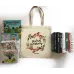 Экошопер BookOpt BK4018 Merry Christmas бежевый Экошопер BookOpt BK4018 Merry Christmas бежевый