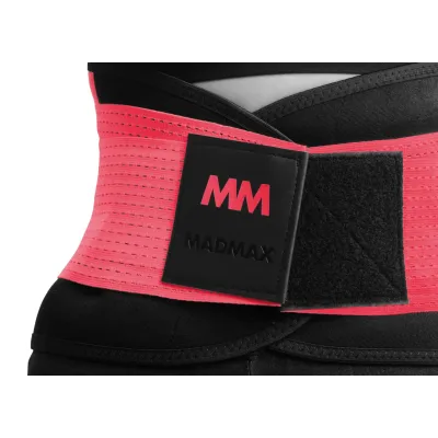 Пояс компрессионный MadMax MFA-277 Slimming belt Black/rubine red M Пояс компрессионный MadMax MFA-277 Slimming belt Black/rubine red M