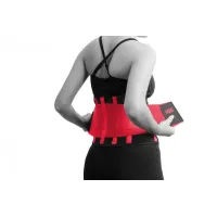 Пояс компрессионный MadMax MFA-277 Slimming belt Black/rubine red M Пояс компрессионный MadMax MFA-277 Slimming belt Black/rubine red M