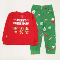 Праздничная детская пижама Dexter’s merry christmas 98 см красный зеленый (131759669214)
