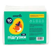 Подгузники Smartis XS 10 шт для сук для ежедневного использования 34х22 см для собак и кошек