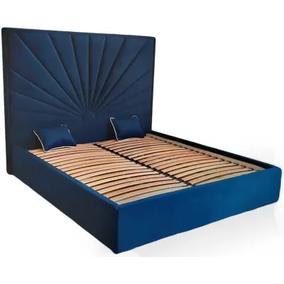 Кровать двуспальная BNB Sunrise Comfort 180 x 190 см Simple С подъемным механизмом и нишей для белья Синий Кровать двуспальная BNB Sunrise Comfort 180 x 190 см Simple С подъемным механизмом и нишей для белья Синий