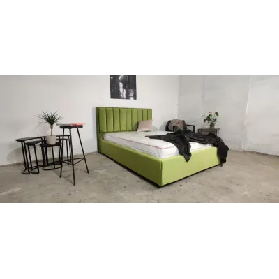Кровать двуспальная BNB Arabela Premium 160 х 190 см Simple С дополнительной цельносварной рамой Зеленый