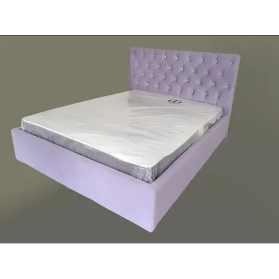Ліжко двоспальне BNB Arizona Comfort 180 x 190 см Simple З підйомним механізмом та нішою для білизни Фіолетовий Ліжко двоспальне BNB Arizona Comfort 180 x 190 см Simple З підйомним механізмом та нішою для білизни Фіолетовий