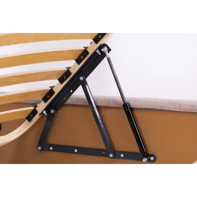Ліжко двоспальне BNB Arizona Comfort 180 x 190 см Simple З підйомним механізмом та нішою для білизни Фіолетовий Ліжко двоспальне BNB Arizona Comfort 180 x 190 см Simple З підйомним механізмом та нішою для білизни Фіолетовий