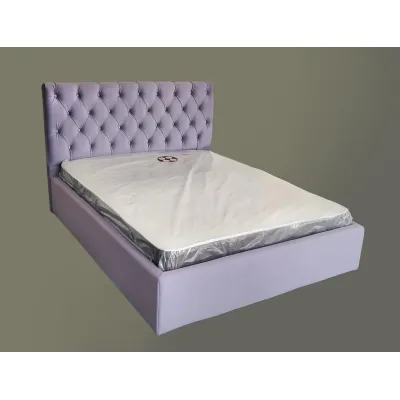 Ліжко двоспальне BNB Arizona Comfort 180 x 190 см Simple З підйомним механізмом та нішою для білизни Бузковий Ліжко двоспальне BNB Arizona Comfort 180 x 190 см Simple З підйомним механізмом та нішою для білизни Бузковий