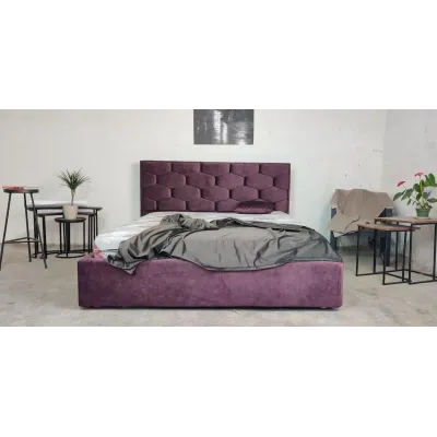 Кровать двуспальная BNB Octavius Premium 140 х 190 см Simple С дополнительной цельносварной рамой Фиолетовый Кровать двуспальная BNB Octavius Premium 140 х 190 см Simple С дополнительной цельносварной рамой Фиолетовый