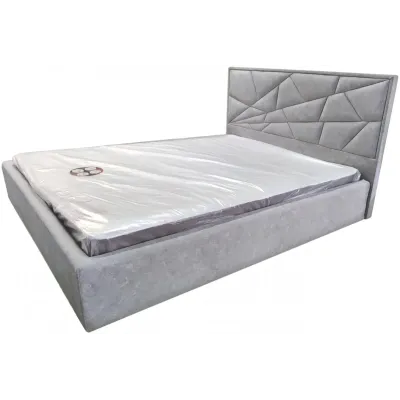 Ліжко двоспальне BNB Trinidad Comfort 180 x 190 см Simple З підйомним механізмом та нішою для білизни Сірий Ліжко двоспальне BNB Trinidad Comfort 180 x 190 см Simple З підйомним механізмом та нішою для білизни Сірий