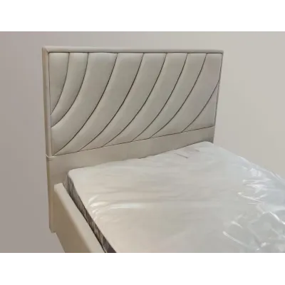 Ліжко двоспальне BNB Laurel Premium 180 х 190 см Simple З додатковою металевою цільнозварною рамою Айворі