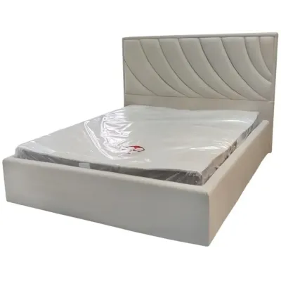 Кровать двуспальная BNB Laurel Comfort 180 x 190 см С подъемным механизмом и нишей для белья Экокожа Айвори Кровать двуспальная BNB Laurel Comfort 180 x 190 см С подъемным механизмом и нишей для белья Экокожа Айвори