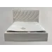 Кровать двуспальная BNB Laurel Premium 160 х 190 см С дополнительной цельносварной рамой Экокожа Айвори