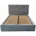 Кровать двуспальная BNB Dracar Premium 160 х 190 см Simple С дополнительной цельносварной рамой Синий