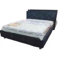 Ліжко двоспальне BNB Dracar Comfort 180 x 190 см Allure З підйомним механізмом та нішою для білизни Синій Ліжко двоспальне BNB Dracar Comfort 180 x 190 см Allure З підйомним механізмом та нішою для білизни Синій
