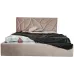 Кровать двуспальная BNB Aurora Comfort 140 х 190 см Simple С подъемным механизмом и нишей для белья Мокко