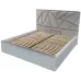 Кровать двуспальная BNB Aurora Comfort 180 x 190 см Simple С подъемным механизмом и нишей для белья Серый