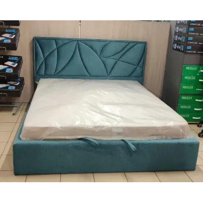 Кровать двуспальная BNB Aurora Comfort 140 х 190 см Simple С подъемным механизмом и нишей для белья Синий