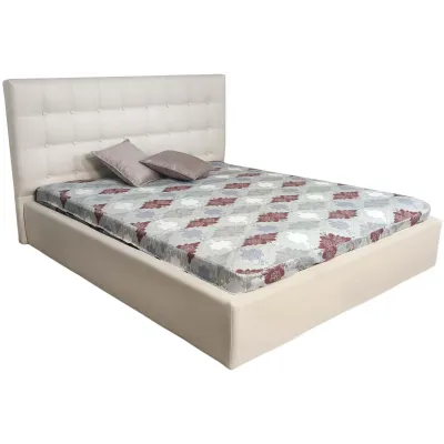 Кровать BNB Britania Comfort 120 х 190 см С подъемным механизмом и нишей для белья Экокожа Бежевый
