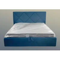 Кровать двуспальная BNB Pallada Comfort 160 x 190 см Allure С подъемным механизмом и нишей для белья Синий
