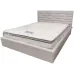 Кровать двуспальная BNB White Star Premium 180 х 190 см Simple С дополнительной цельносварной рамой Серый