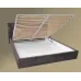 Кровать двуспальная BNB Littorio Comfort 160 x 190 см Simple С подъемным механизмом и нишей для белья Коричневый Кровать двуспальная BNB Littorio Comfort 160 x 190 см Simple С подъемным механизмом и нишей для белья Коричневый