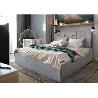 Ліжко двоспальне BNB Royal Comfort 160 x 190 см Simple З підйомним механізмом та нішою для білизни Сірий Ліжко двоспальне BNB Royal Comfort 160 x 190 см Simple З підйомним механізмом та нішою для білизни Сірий