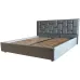 Ліжко двоспальне BNB Royal Comfort 140 х 190 см Allure З підйомним механізмом та нішою для білизни Сірий