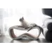Дряпка-лежанка для кошек Meow Mix Grace XL 67x27x35 см Бежевый с белым