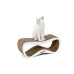 Дряпка-лежанка для кошек Meow Mix Grace XL 67x27x35 см Бежевый с белым