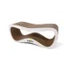 Дряпка-лежанка для кошек Meow Mix Grace XL 67x27x35 см Бежевый с белым