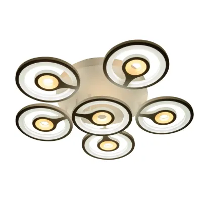 Потолочная LED люстра светильник светодиодный Sunlight белый 1501 630