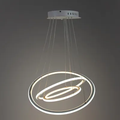 Підвісна LED люстра світлодіодний світильник Sunlight білий YT258/3 Підвісна LED люстра світлодіодний світильник Sunlight білий YT258/3